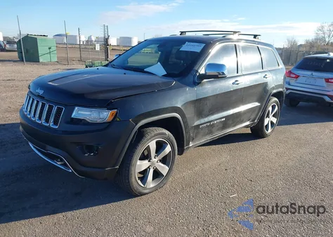 2015 Jeep Grand Cherokee Overland из США, поврежденный, VIN 1C4RJECG6FC647004